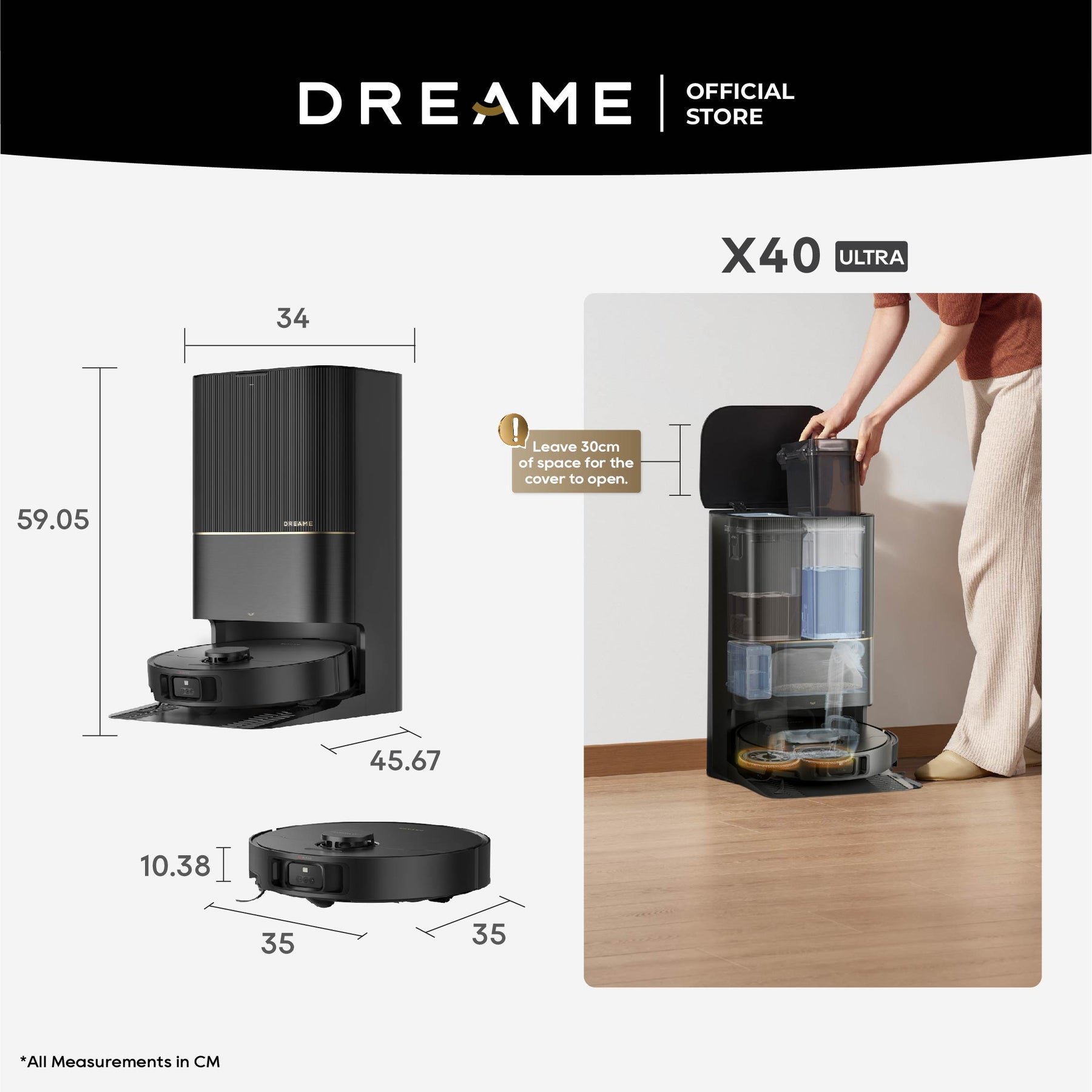 Dreame X40 Ultra Robot Vacuum