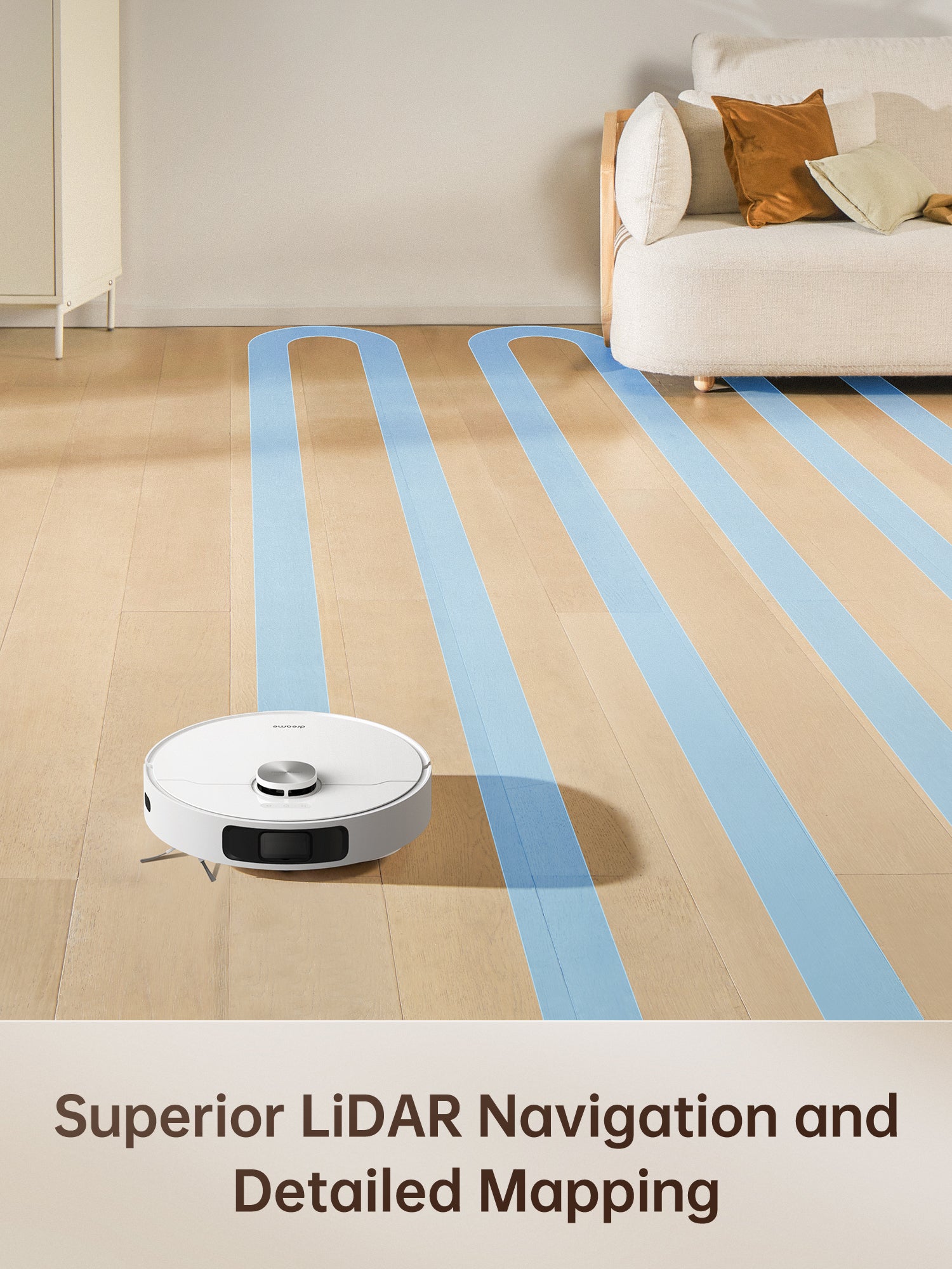 e-Tax  43.18% OFF on DREAME White Dreame 10 Pro Robot Vacuum Cleaner