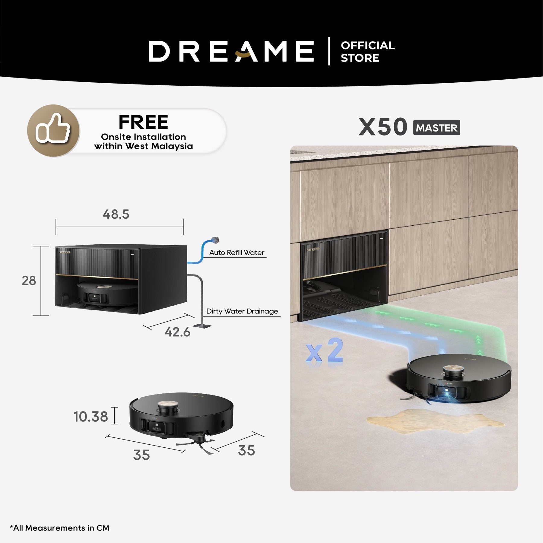 Dreame X50 Ultra Robot Vacuum